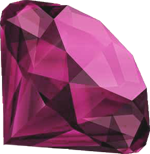 Swarovski kristall Fuksia 25